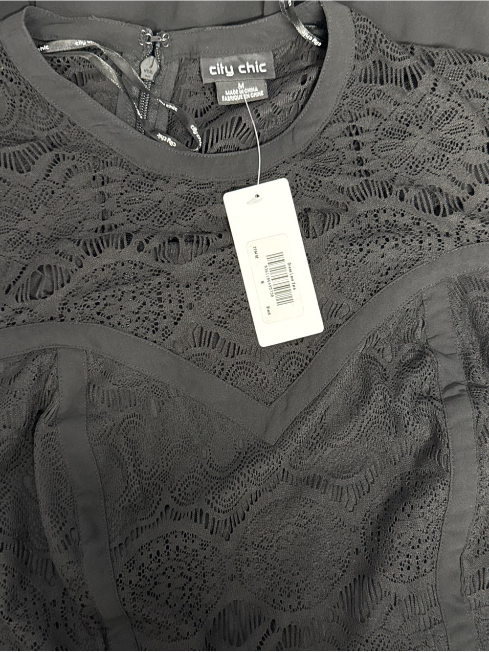 NWT! City Chic Lace Insert Dress - Picture 7 of 7
